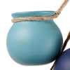 Dangling Pots Decor in Blue Tones