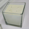 Cubo 4 Wick Extra Large Luxury Candle - Fig Leaf & Almond, Essential Oils and Soy Wax