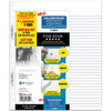 Five Star Reinforced Insertable Notebook Paper  College Ruled  11 1/2  x 8   75 Sheets/Pack