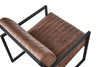 Modern design high quality PU(BROWN)+ steel armchair，for Kitchen, Dining, Bedroom, Living Room