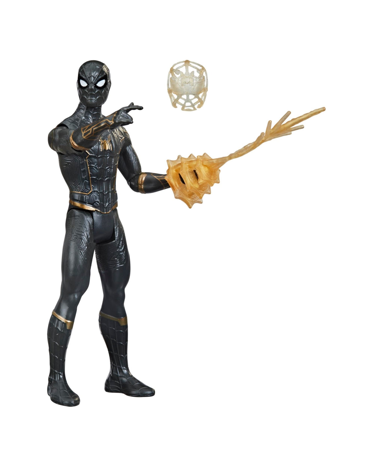 Marvel Spider-Man Mystery Web Gear Black and Gold Suit Spider-Man
