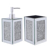 Ambrose Exquisite 2 Piece Square Soap Dispenser and Toothbrush Holder