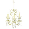 Shabby Chic Scroll Candle Chandelier