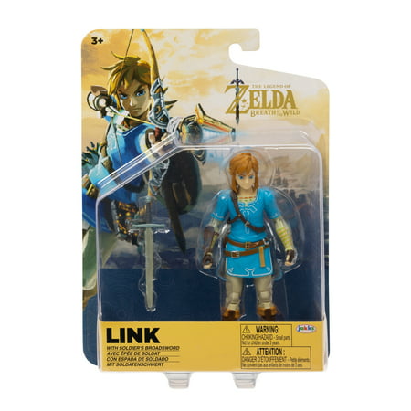 Nintendo 4 inch Action figures Link with Soldier's Broadsword 