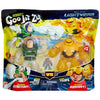 Heroes of Goo Jit Zu  Lightyear Versus Pack - Buzz Vs Zyclops  Squishy  Stretchy  Gooey Hero  5 inch Tall  Boys  Ages 4+