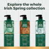 Irish Spring Exfoliating Body Wash for Men  Gel with Sea Salt and White Birch Scent  16 fl oz Pump