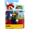 World of Nintendo Super Mario Standing Luigi Mini Figure