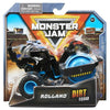 Monster Jam  Official Black Rolland Dirt Squad Steamroller Monster Truck with Moving Parts  1:64 Scale Die-Cast Vehicle