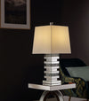 ACME Noralie Table Lamp, Mirrored & Faux Diamonds 40242