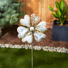 Mixed Pattern Metal Flower Garden Stake - 37.5 inches