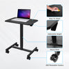 Mobile Laptop Computer Desk, Height-Adjustable from 28.5