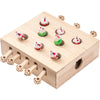 Cat Toy,Interactive Whack-a-mole Solid Wood Toys for Cats