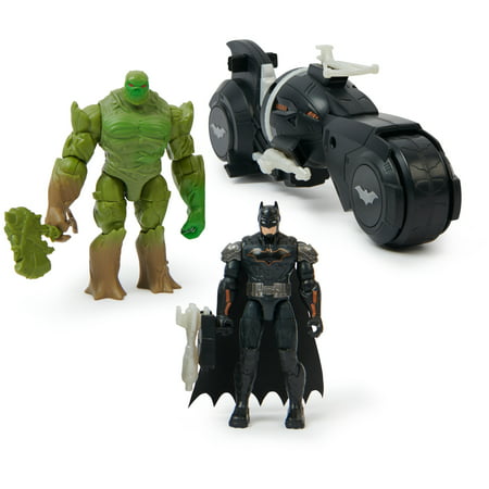 DC Comics  Batman and Swamp Thing Armory Attack Batcycle Set