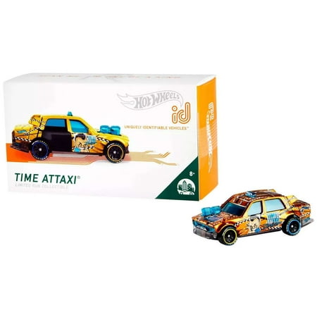Mattel Hot Wheels Id Time Attaxi Die Cast Car