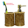 Ambrose Exquisite 2  Piece Soap Dispenser and Toothbrush Holder in Gift Box