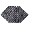 Black and White Geometric Cloth Napkins - Set of 6