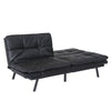 Convertible Memory Foam Futon Couch Bed, Modern Folding Sleeper Sofa-SF267PUBK
