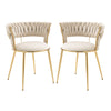 COOLMORE Leisure   Dining Chairs with 2PC /Set