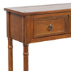 Console Table Sofa Table for Entryway with Drawers and Long Shelf Rectangular (Antique Walnut)