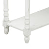 Rectangular Console Table Sofa Table (Antique White)