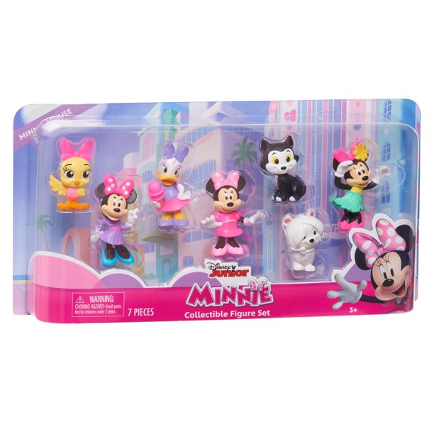 Disney Junior Mickey Mouse 7-Piece Figure Set, Kids Toys for Ages 3 up