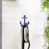 Blue Cast Iron Anchor Wall Hook