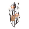 Wall Sconce with Lily Candle Cones