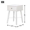 Classic Mod White Side Table