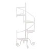 Iron Spiral Staircase Plant Stand - White