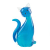 Art Glass Figurine - Blue Cat