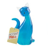 Art Glass Figurine - Blue Cat