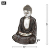 Peaceful Sitting Buddha - 9.5 inches