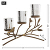 Birds and Branches Triple Tealight Candle Holder