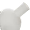 Abstract Glass Vase - White