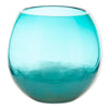 Fish Bowl Style Vase - Aqua Gradient 7.25 inches
