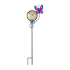 Metal Thermometer Garden Stake - Butterfly