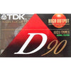 Tdk D90 High Output 90 Minute Ieci/Type I Cassette Tapes