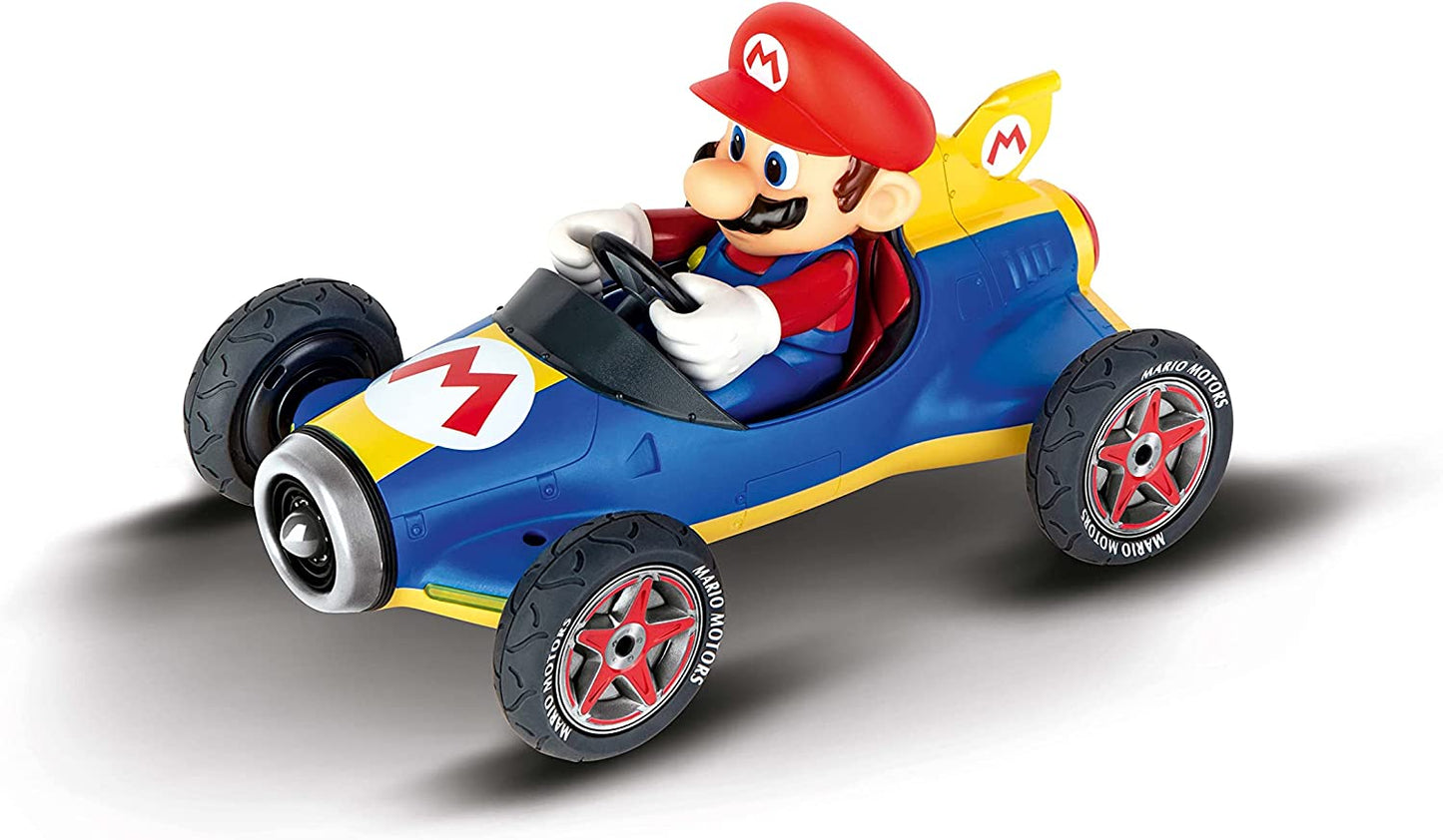 Carrera 181066 RC Official Licensed Kart Mach 8 Mario 1: 18 Scale 2.4 Ghz Remote Radio Control Car with Rechargeable Lifepo4 Battery - Kids Toys Boys/Girls Fashions for Home