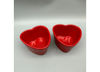 Ceramic Heart Shaped Ramekin (Red)