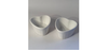 Ceramic Heart Shaped Ramekin (White)