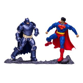DC Comics 2pk Battle Scene Superman vs Batman McFarlane Toys