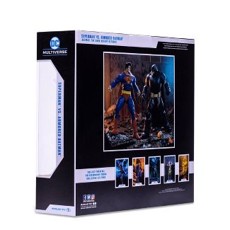 DC Comics 2pk Battle Scene Superman vs Batman McFarlane Toys