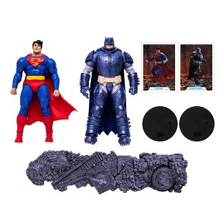 DC Comics 2pk Battle Scene Superman vs Batman McFarlane Toys