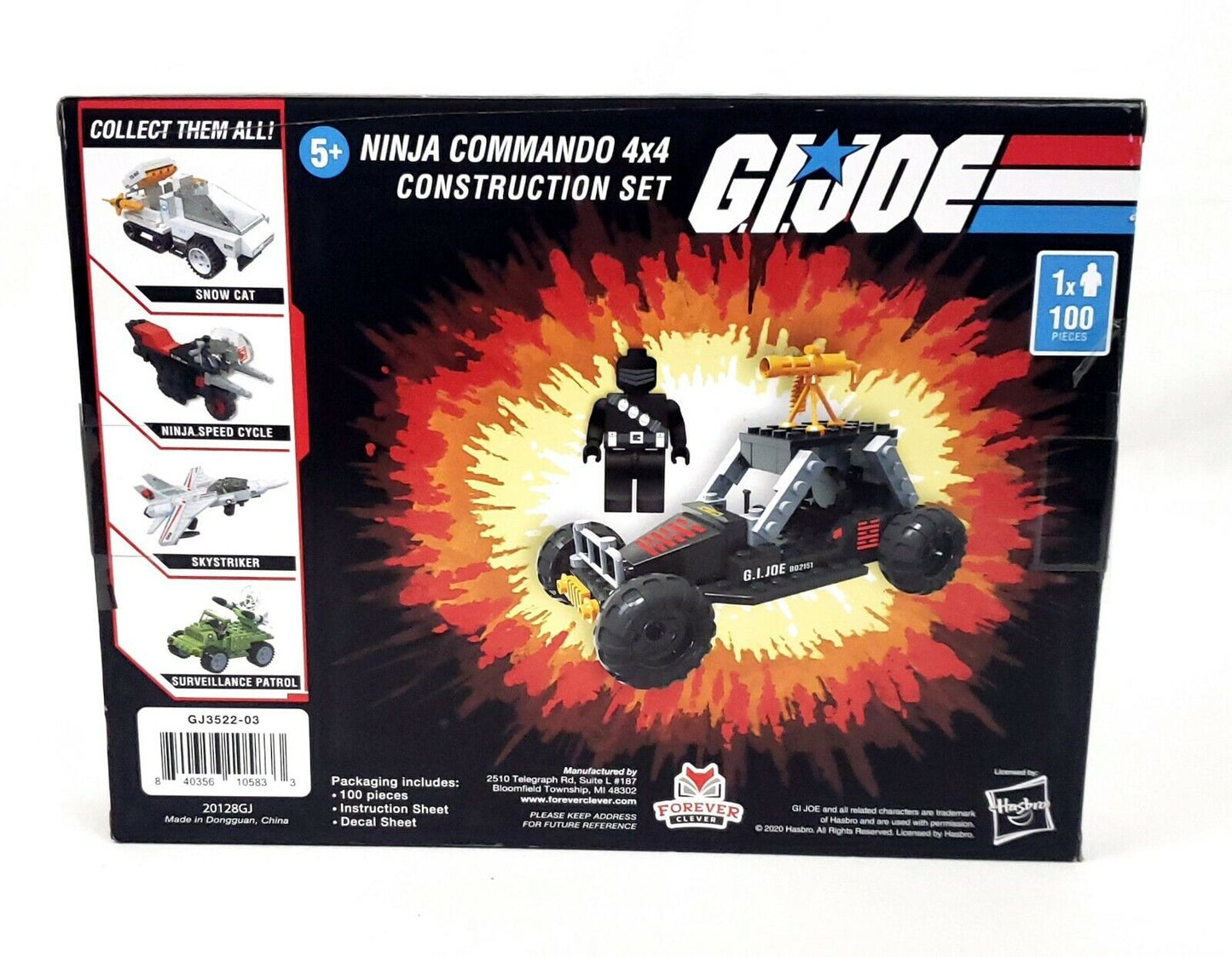 GI Joe Ninja Commando 4X4 Construction Set (100 Pieces) - Fashions for Home