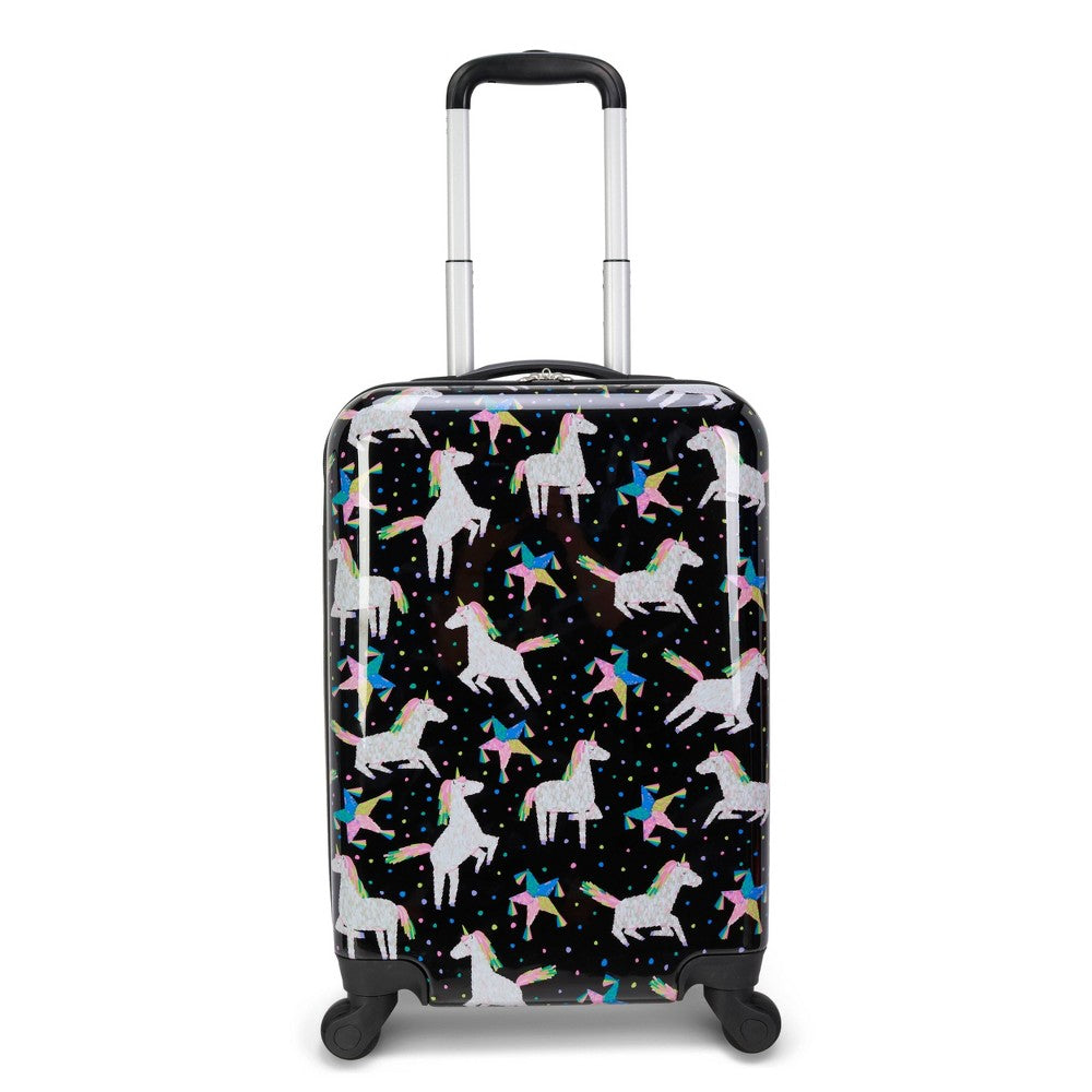Unicorn Kids Luggage Girls Carry on Suitcase 4 Spinner Wheels