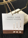 Hand Crafted Marble Taper Candle Holder