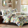 Multi Color Paisley 4 Piece King size Bed Bag Comforter Set
