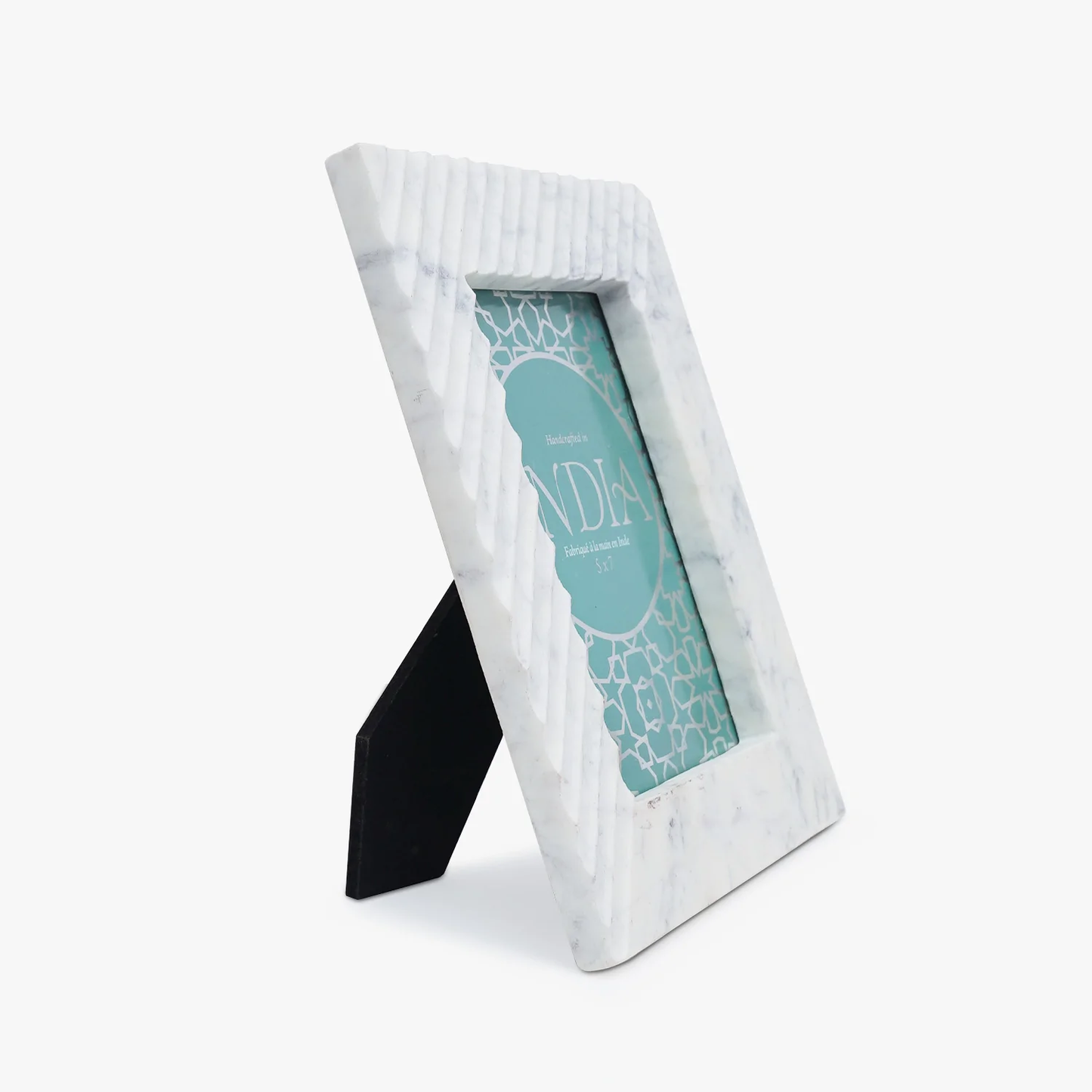 Moderna White Marble Photo Frame 5X7