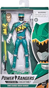 Power Rangers Lightning Collection Dino Charge Green Ranger 6-Inch Premium Collectible Action Figure Toy with Accessories, Ages 4 and Up