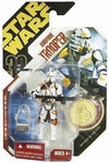 STAR WARS Airborne Trooper Gold Coin Galactic Hunt Chase Figure